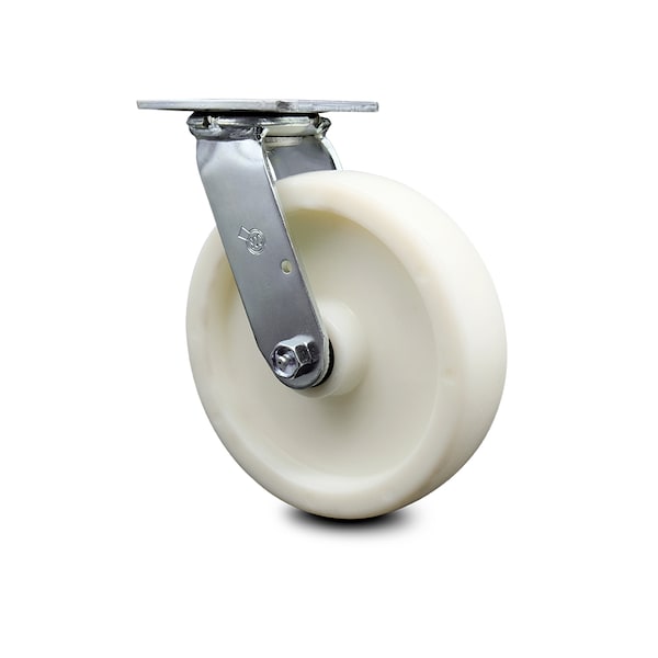 8 Inch Nylon Wheel Swivel Caster with Ball Bearing